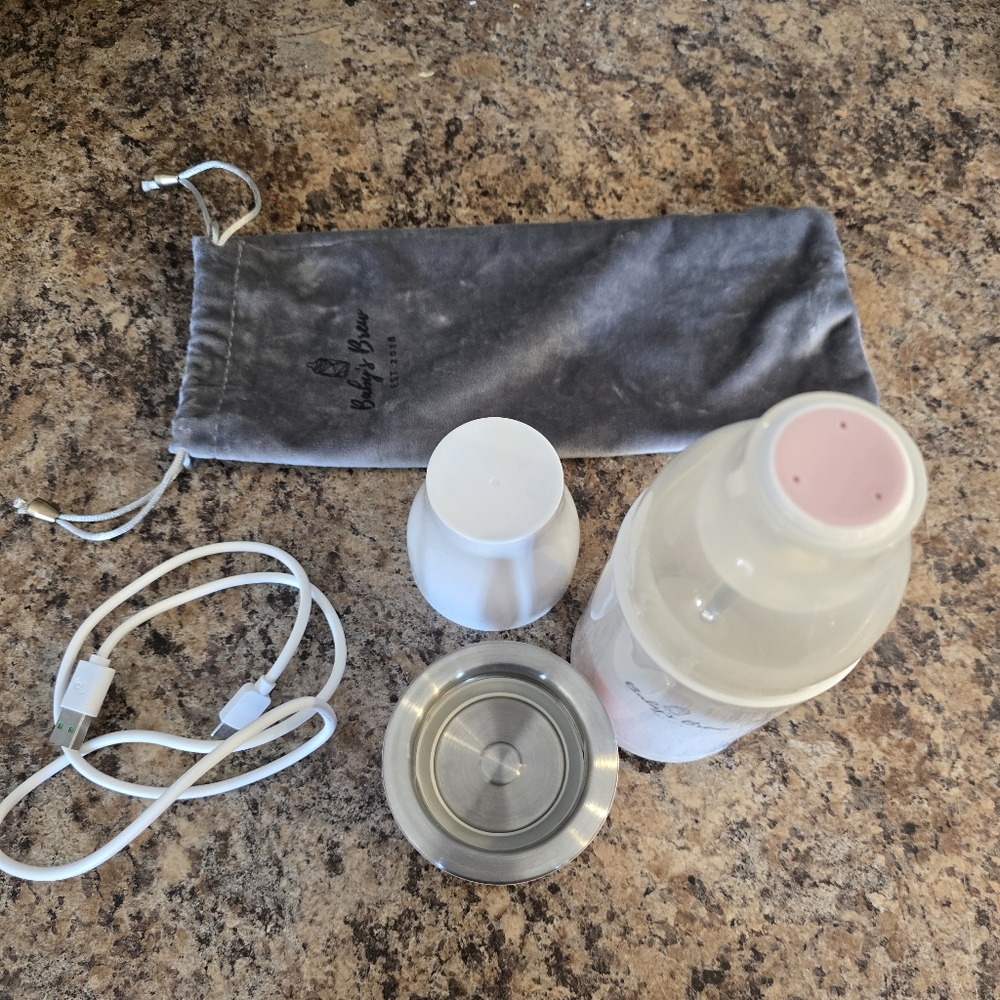 Baby's Brew Portable Bottle Warmer, Travel Baby Warmer Only with Charger